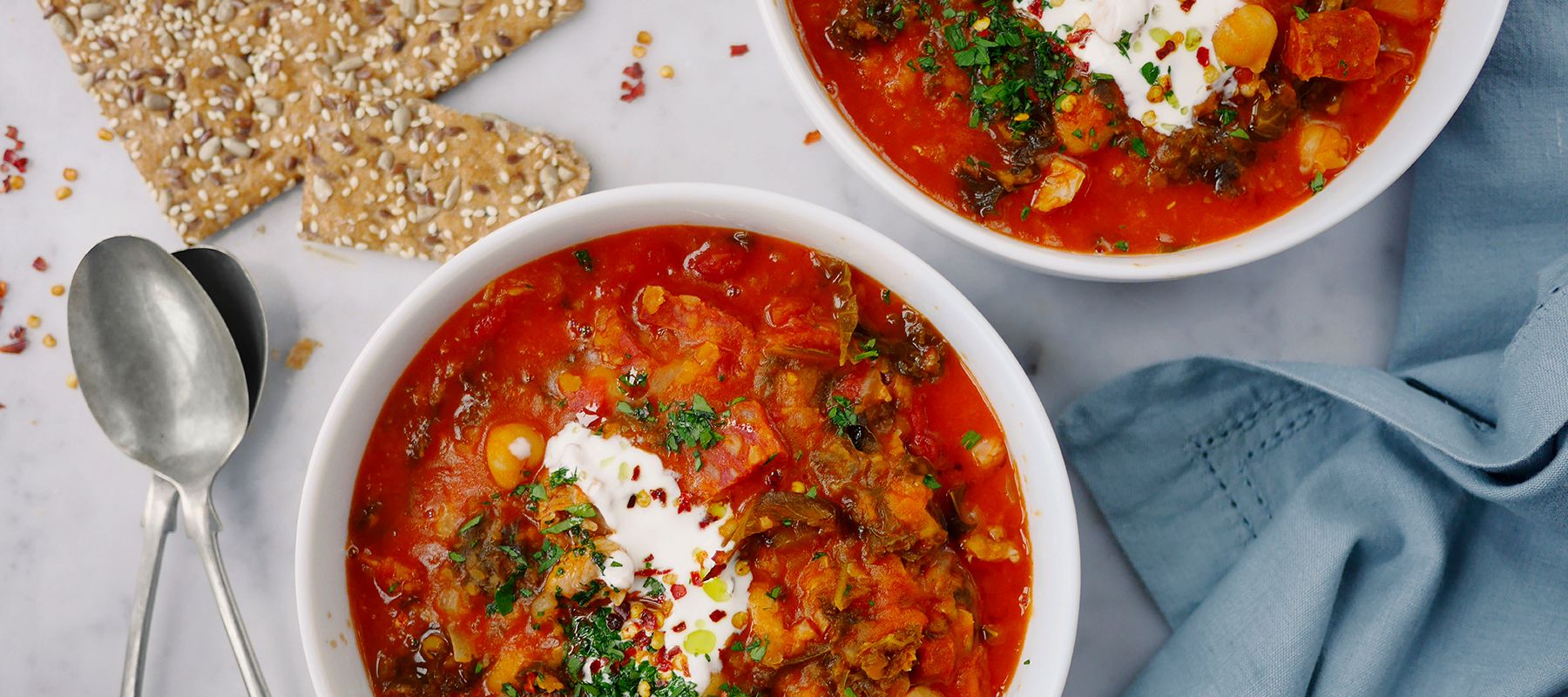 Chicken, Chorizo and Kale Soup Recipe Crockpot®