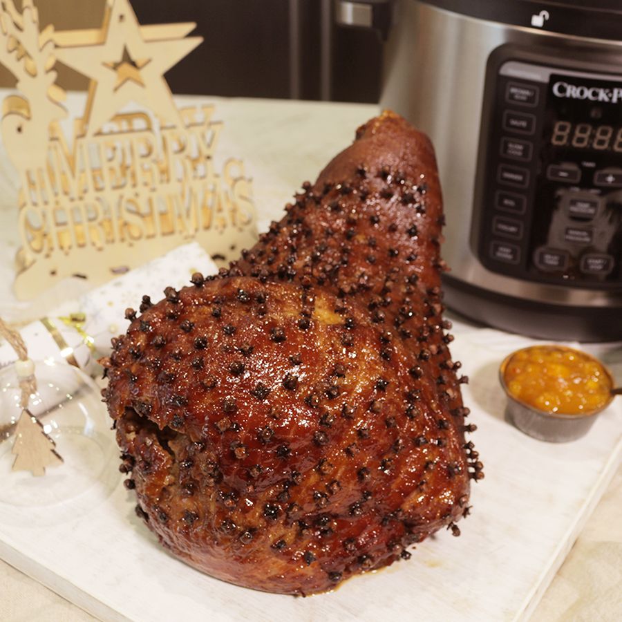 Maple Glazed Ham Recipe Crockpot®