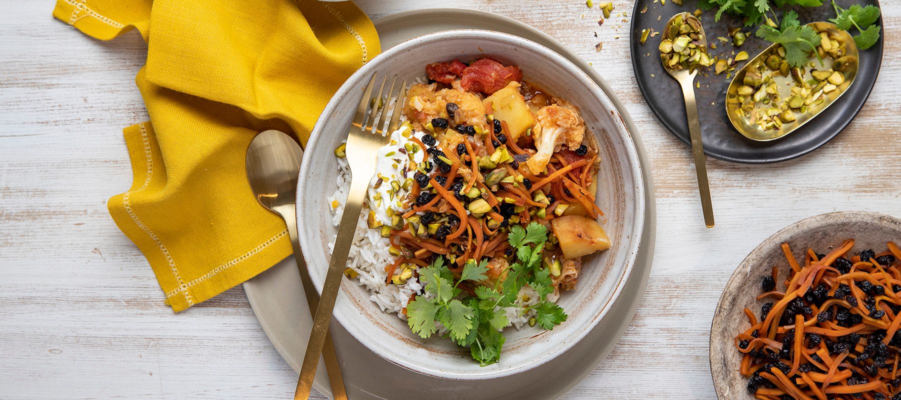 Afghan Style Potato Cauliflower And Rice