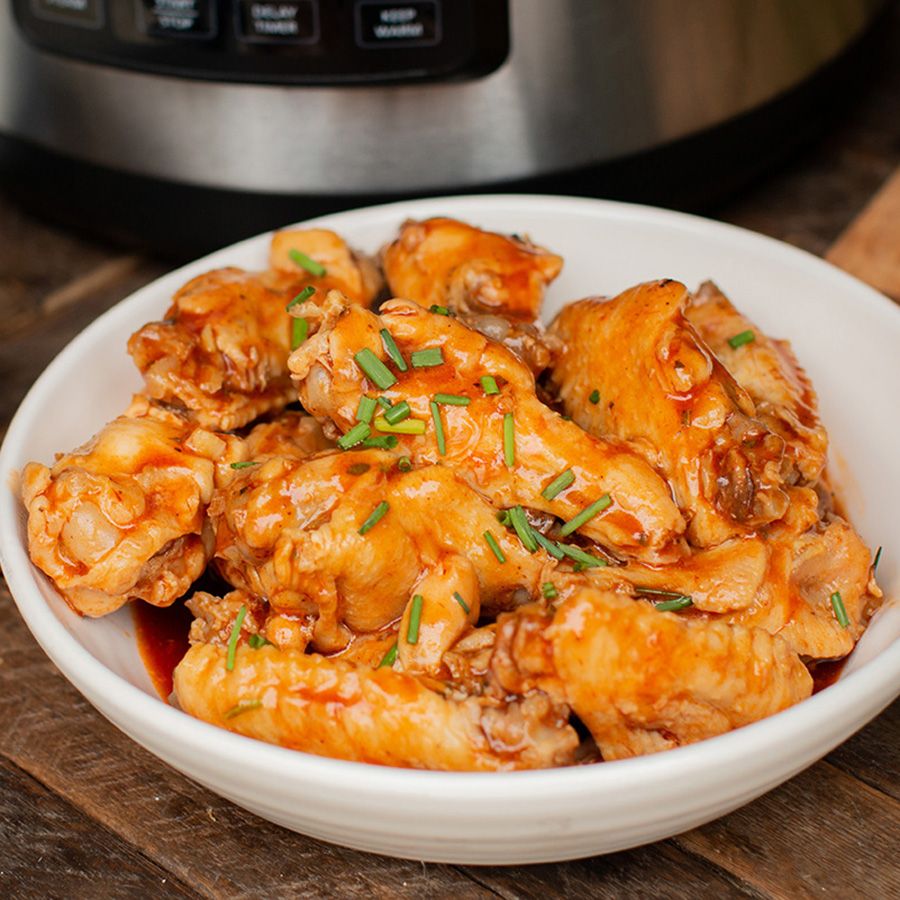 BBQ Buffalo Wings Recipe CrockPot®
