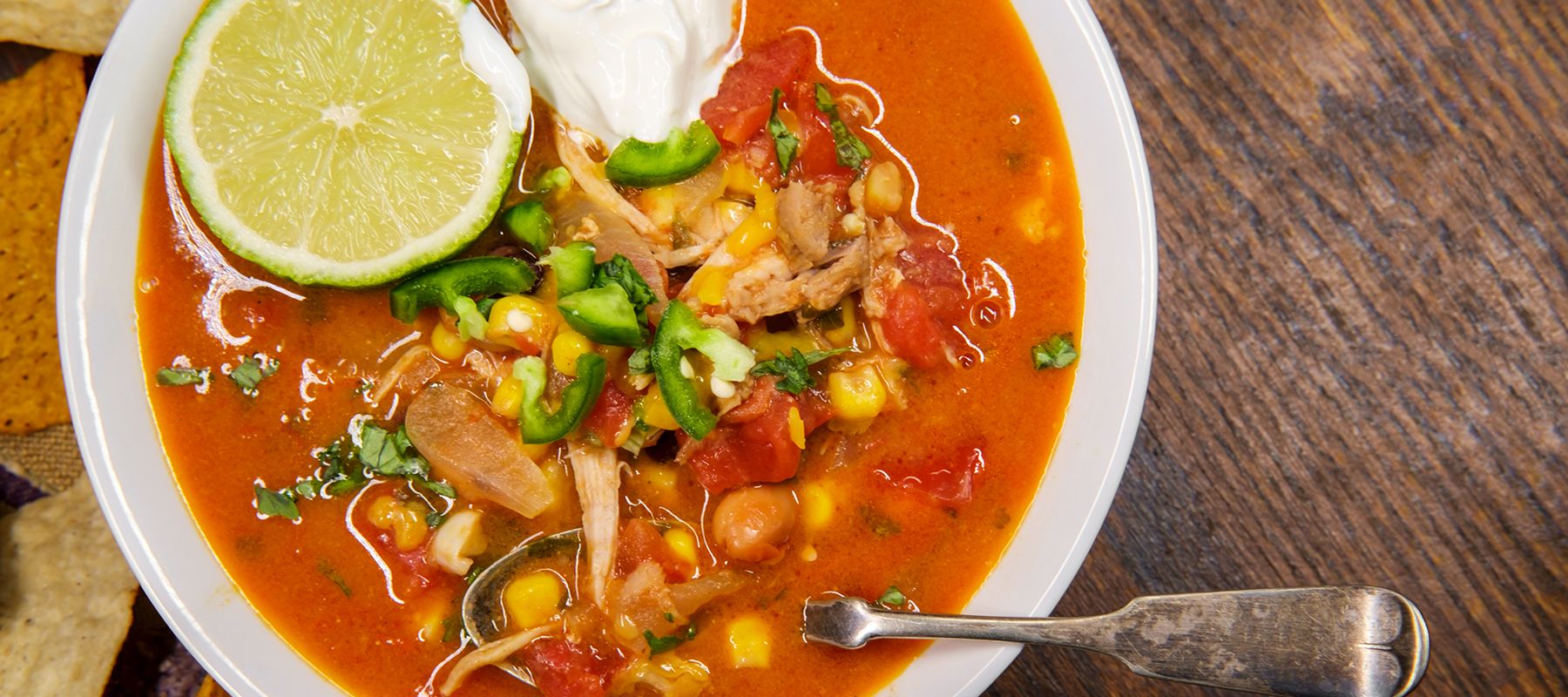 Chicken Fajita Soup Recipe CrockPot®