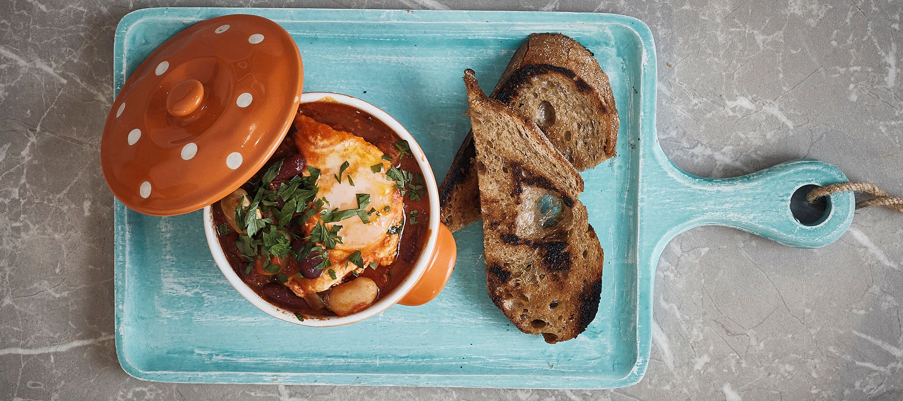 Eggs Poached in Tomato Chorizo Sauce
